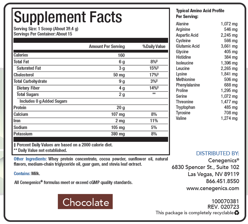 Cenegenics Whey Protein