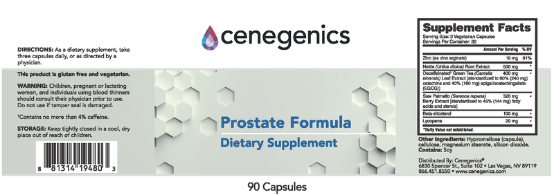 Cenegenics Prostate Formula - Capsules