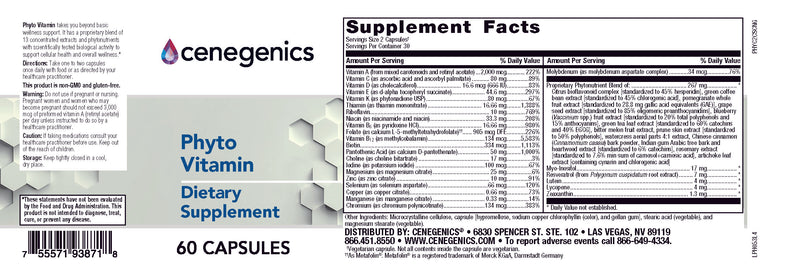Cenegenics Phyto Vitamin