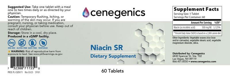 Cenegenics Niacin SR