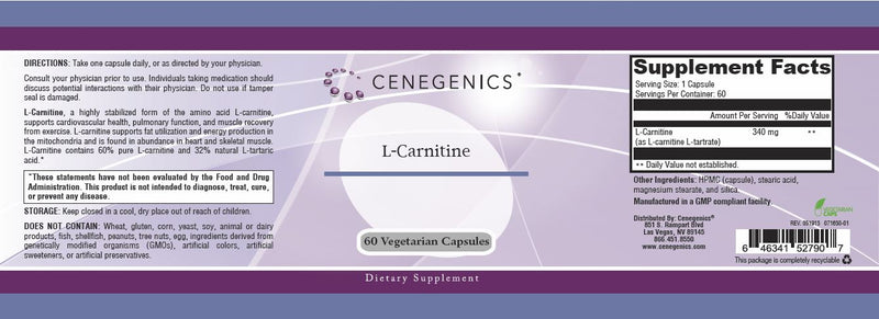 Cenegenics L-Carnitine