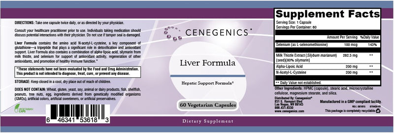 Cenegenics Liver Formula